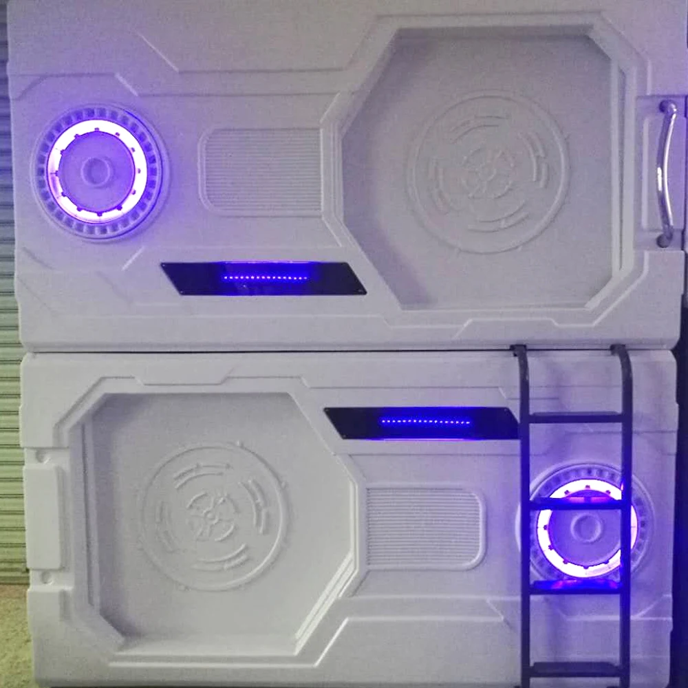 
Comfortable capsule sleep box container house smart capsule bunk cabin modern furniture sets 