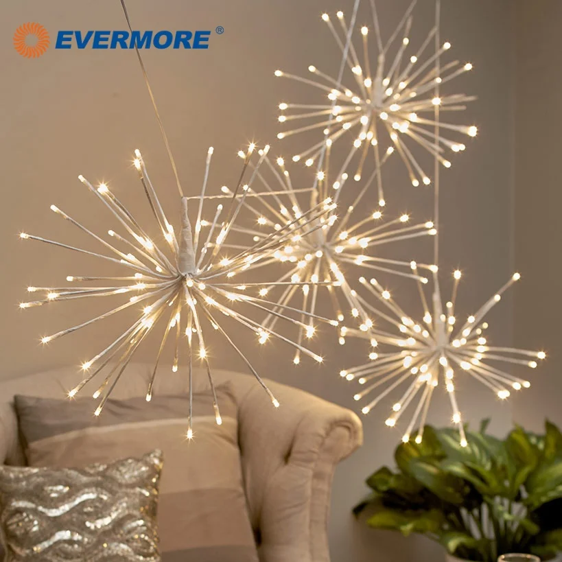Evermore Home Garden Wedding 3D Outdoor Hanging Twig Tree Blossom decoration christmas led starburst light