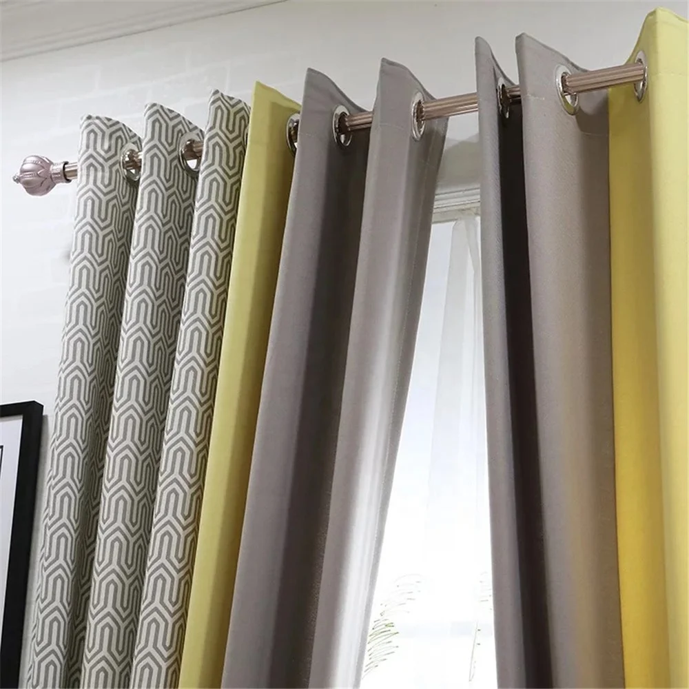 manufactory decorative print curtains in europe style curtains