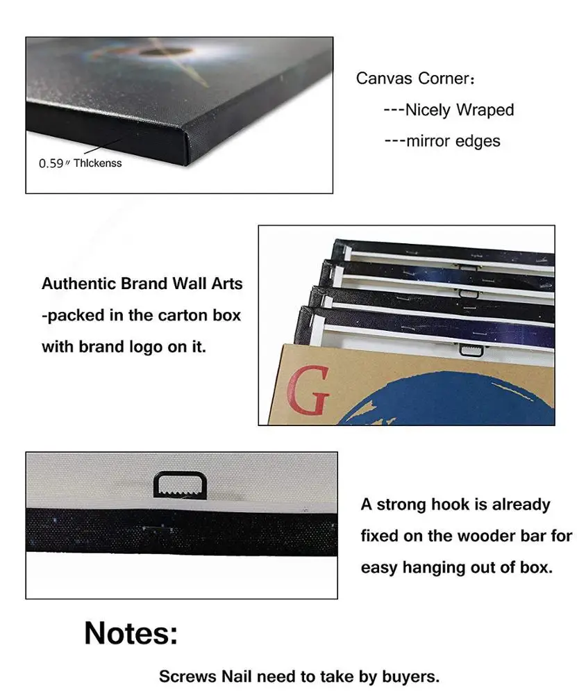 Украшение для дома и офиса, настенное искусство с деревянной рамкой, 5 шт., скала над голубым океаном, пейзаж, Картина на холсте, картина маслом