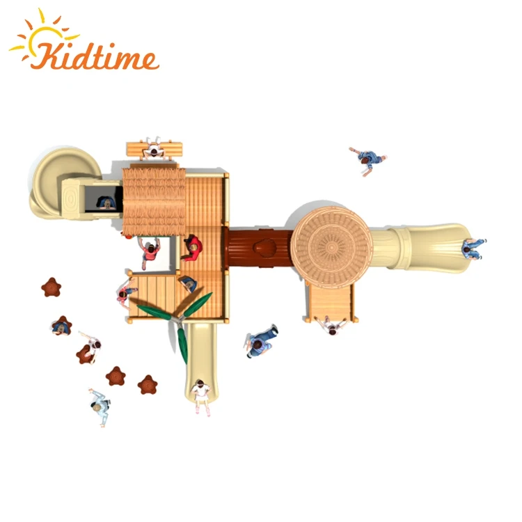 Kidtime toys plastic playground park outdoor kids playground for sale