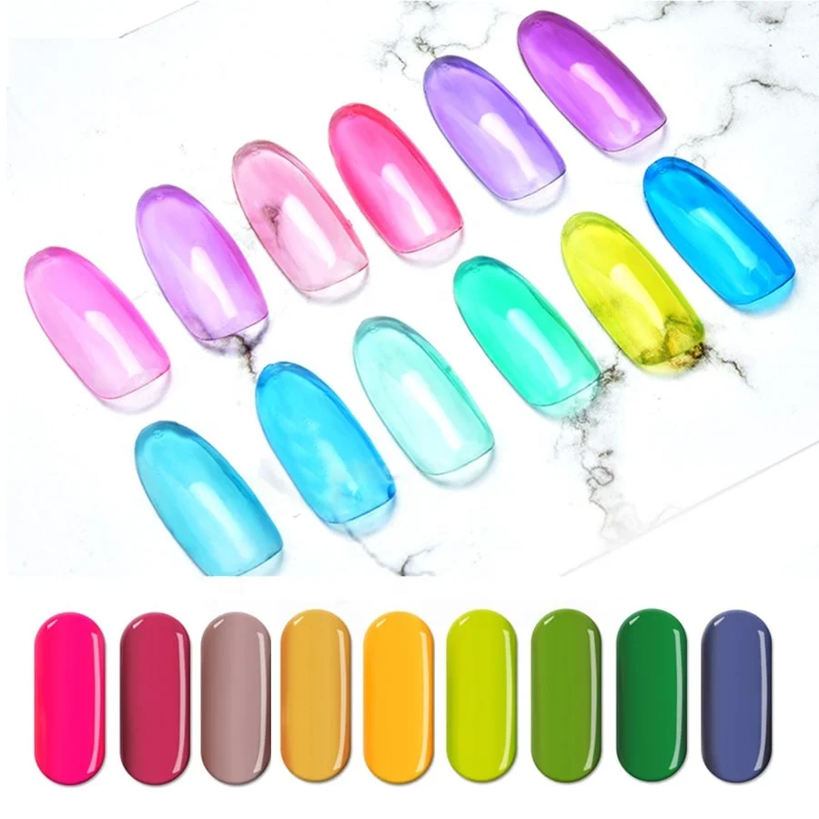 New Global Fashion  Color Nail Gel Polish With Free Sample