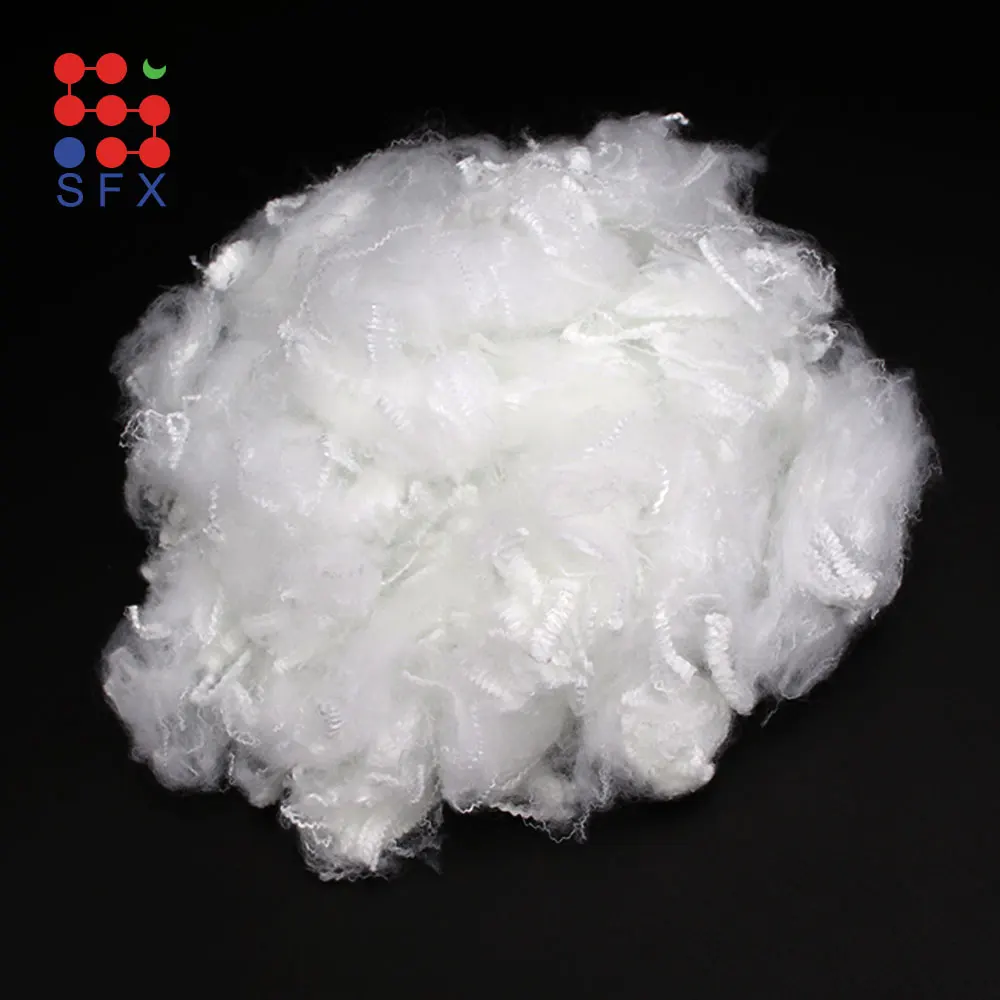 100% virgin Dumbbell polyester staple fiber good price