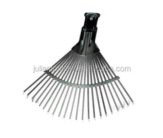 
(PC-DF1622R) 22 TINES IRON STEEL WOOD HANDLE GARDEN LAWN RAKE 