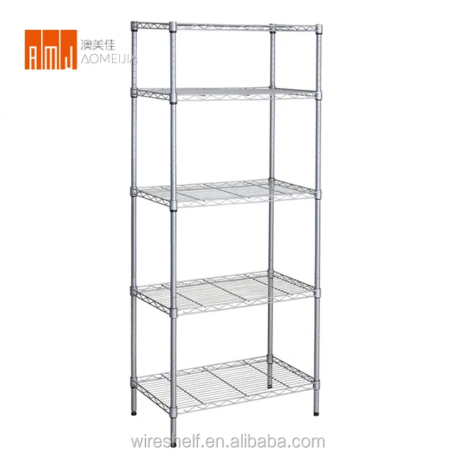 5 Tier Rack Holders Living Room Garage Spare Parts Storage Shelves
