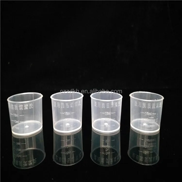 Different capacity laboratory Measuring Cups Plastic Beaker with Graduated