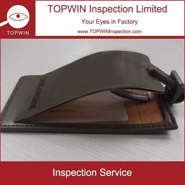 Luggage tag for Zadig & Voltaire Quality control service