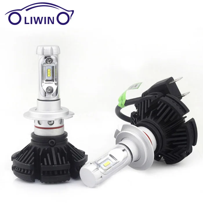 liwiny Super Brightful 12-24V Автомобильные аксессуары Led Headlight Set 50W 6000LM H4 H7 H11 9005 9006 H13 9004 9007