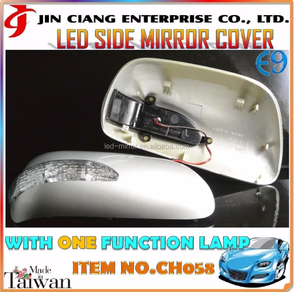 Special offer FOR WISH /PRIUS/REIZ /PASSO/DAIHATSU/SIRION 2003-2009 LED Car SIDE MIRROR COVER