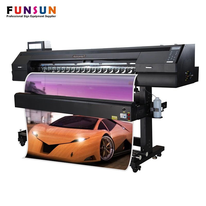High Grade 1.7m DX5 Head 1440dpi Eco Solvent Printer Cutter
