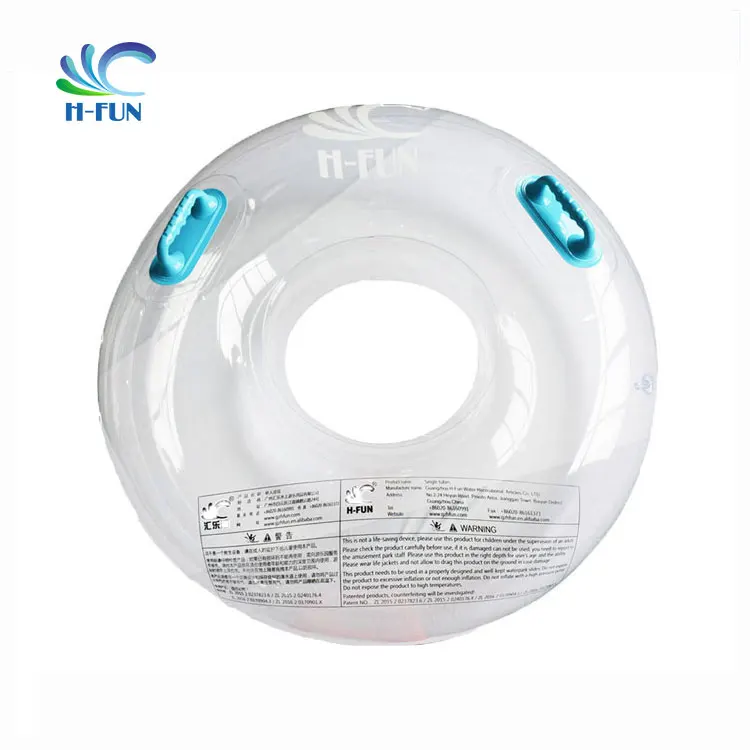 Transparent Multi-color Water Park Tube for Lazy River Construction Lazy river tubes