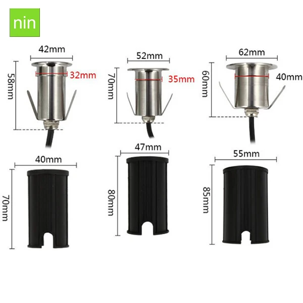 S316 constant voltage rgb 12V IP68 led inground lights underwater lights