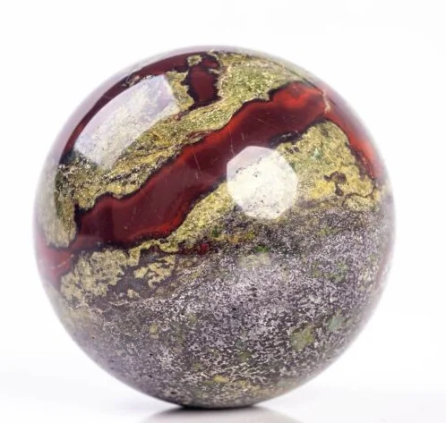 Wholesale Natural Gemstone Folk Crftas Crystals Healing Stones Dragon Blood Stone Quartz Crystal Sphere Ball