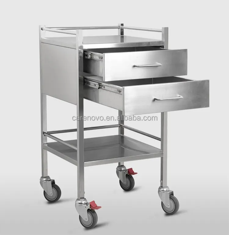 
Top sale best price stainless steel hospital cart 