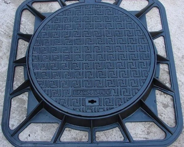 Premium OEM Round Manhole Cover: Durable Ductile Iron Frame, EN124 D400, HI-tech Nodular Graphite Ductile Iron manhole cover