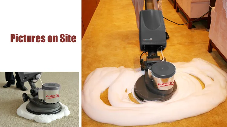 FB-2017B/MF-10 Automatic dry carpet cleaning machine floor waxing and shinning function wholesale