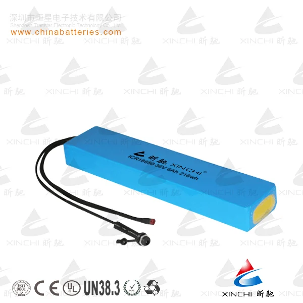 Wholesale li-ion customised 36v 24v 48v 60v 72v 6Ah 8Ah lithium ion battery for e-bike electronic scooter with BMS and charger