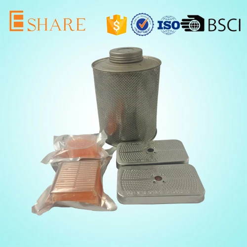 Reusable cylinder silica gel aluminum canister and desiccant pharmaceutical use