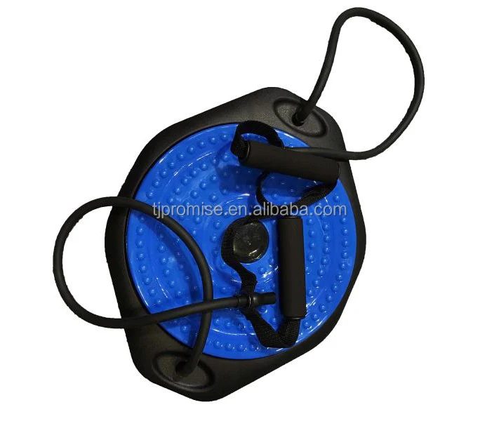 New Balance Aerobic Waist Twist Foot Exercise Disc Trainer Rotating Board With Resistance Rope