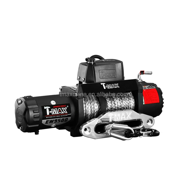 T-MAX X Power синтетическая веревочная лебедка IP68 12 В 4x4