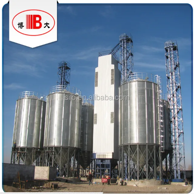
Top leading manufacturer of grain storage steel silos, small silos for Peru farm 
