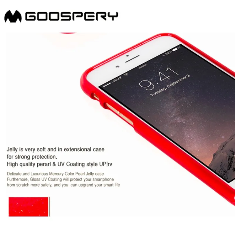 New year promotion Mercury Goospery I Jelly phone case For Iphone 6 Plus