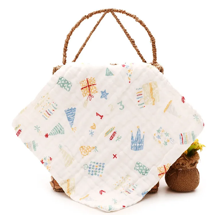 Soft Cotton Gauze Baby Handkerchief Infant Kids Towel Newborn Washcloth Child Feeding Cloth