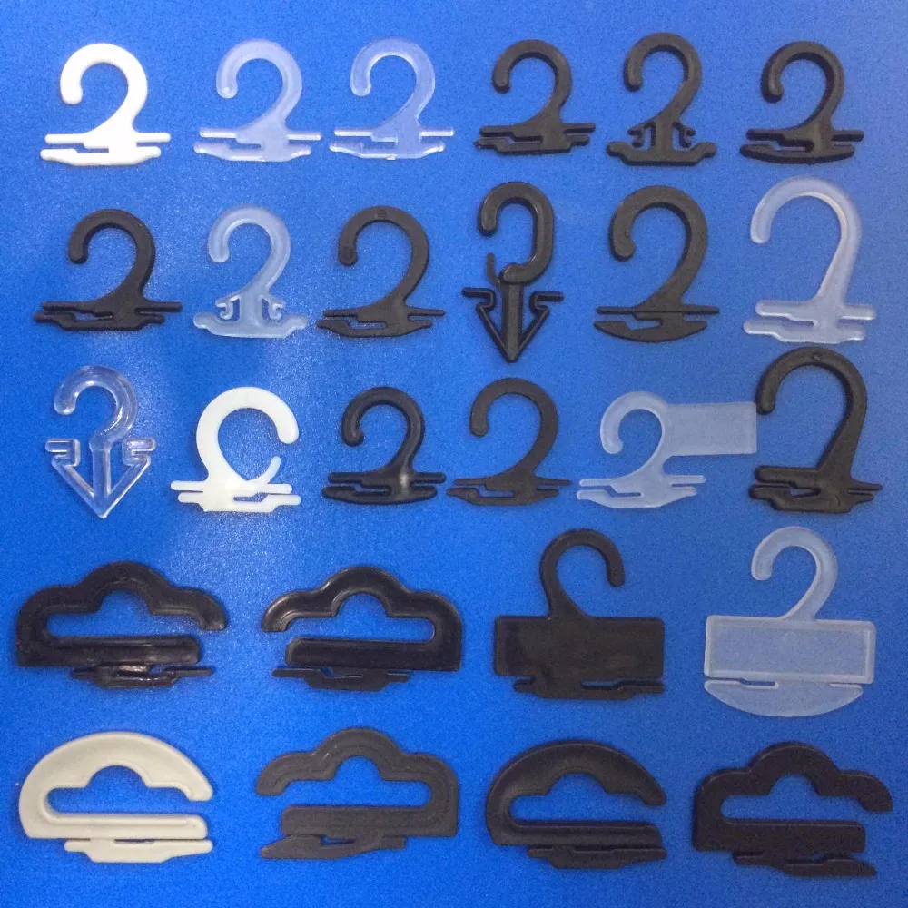 Different style plastic large hooks for socks package hook