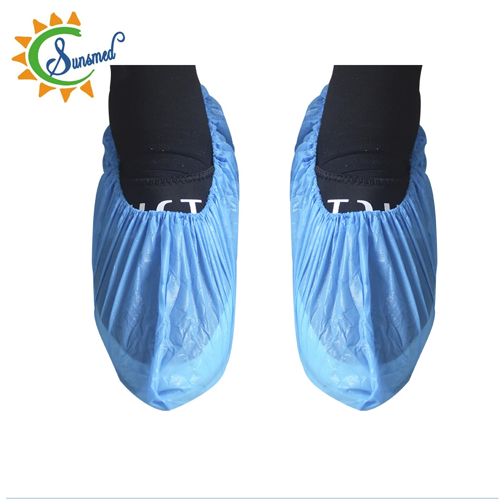 
factory wholesale disposable PE plastic shoe covers 