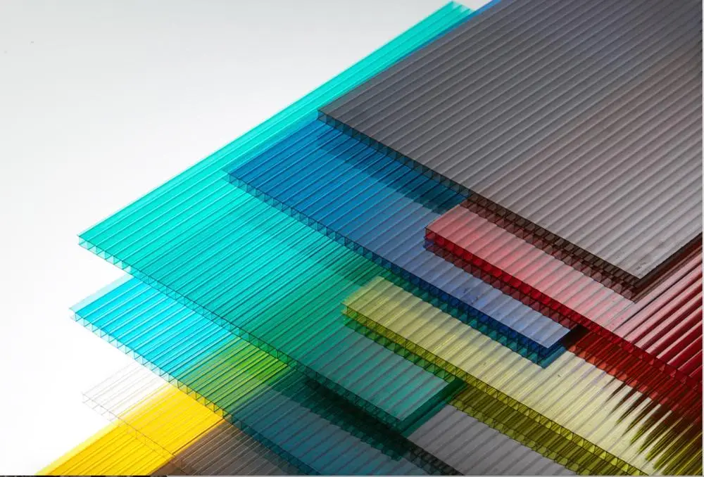 4 слоя 2 слоя Многослойные поликарбонатные панели для парника и кровельный лист