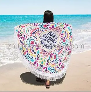 
Adults age group printed pattern serviette plage round towel beach 