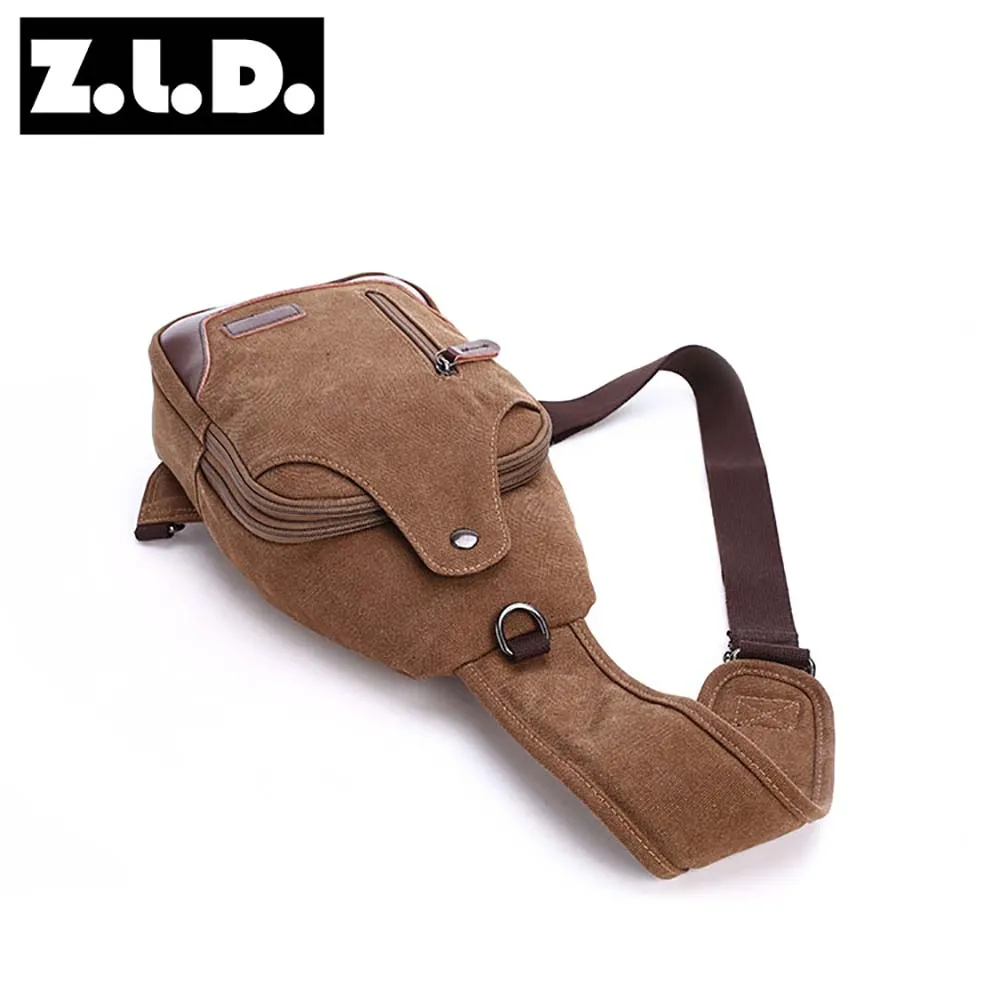 Durable Canvas Single Shoulder Crossbody Messenger Bag Sport Shoulder Bag Men