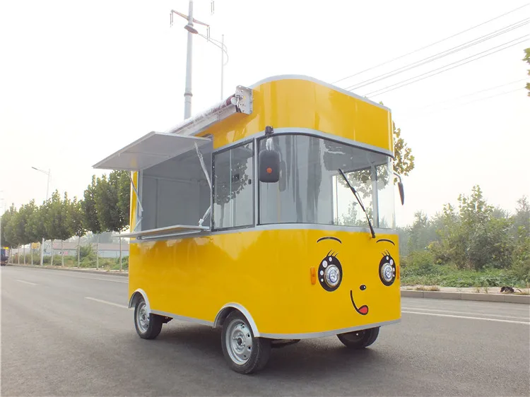 OEM Mobile Electric Snack Vending Truck Fast Outdoor Street Kitchen Food Cart Trailer for Sale Hot Dog