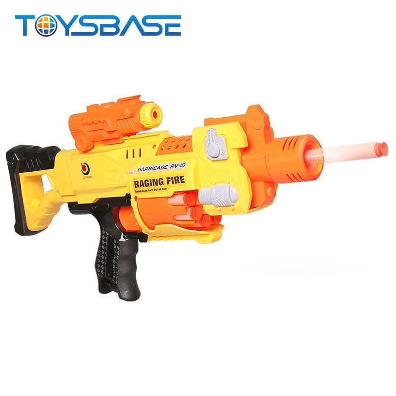 10 Pcs Toys Guns Soft Bullets Kids Playing Foam Dart Guns
