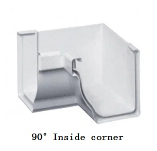 Erikeke Brand Plastic 110mm PVC Roof Rain Gutter with Kitemark Certificate