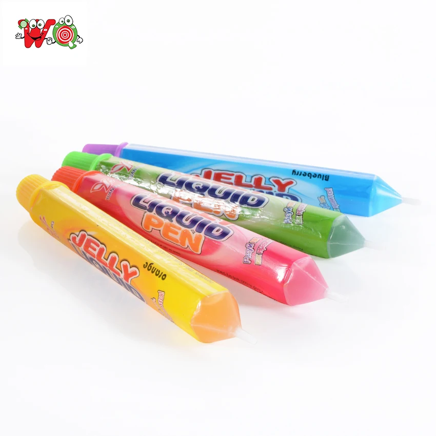 Интересные Сладкая жидкость Джем заполнены ручка игрушки желейные конфеты для детей