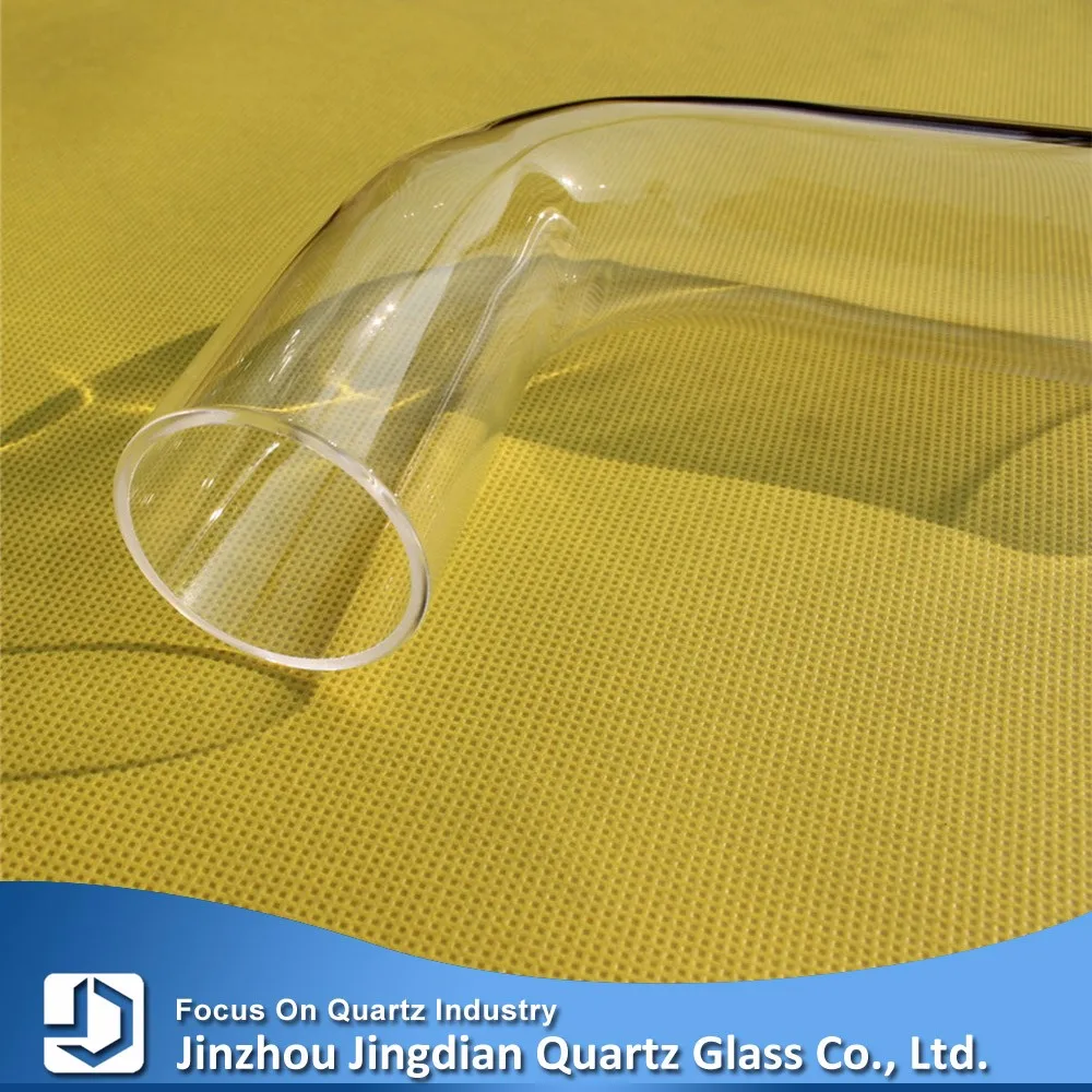 JD heat resistant crystal quartz glass smoke pipe