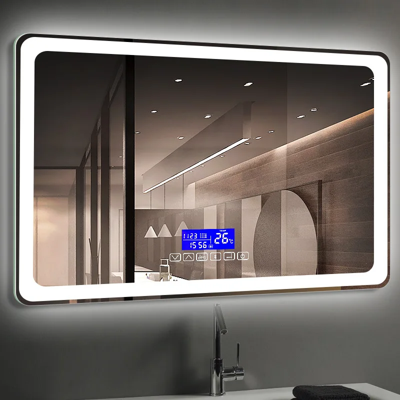 Modern wall smart led infinity light bathroom mirror