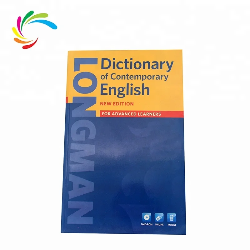 China Wholesale Custom Luxury Hardcover Book Printing English Board Cover Dictionary Book printing
