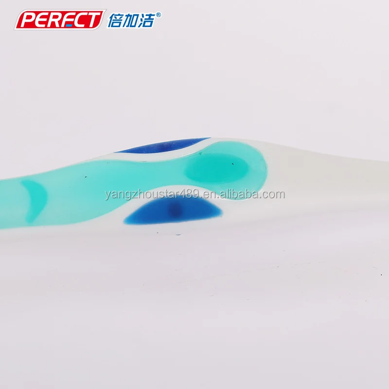 Mr Star Candy Good Morning Tongue Cleaner Gum Massager Toothbrush Adult Medium Nylon PP+TPR