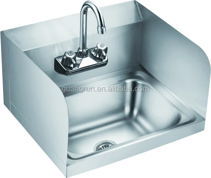 Stainless Steel Topmount Round Apron Kitchen Sink With Splashback GR-526F