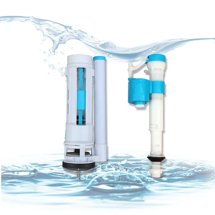 Toilet High quality flush fittings flush valve for one piece wc toilet cistern fittings