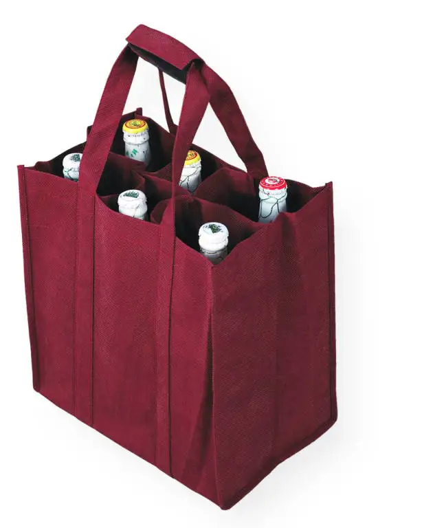 non woven 6-bottle beer bag