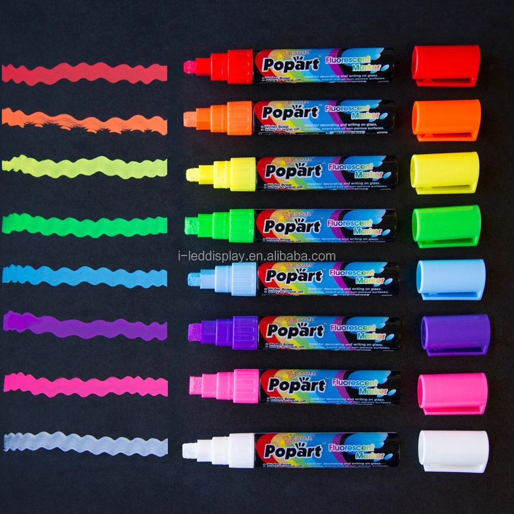 Dry Erase Liquid Chalk Ink Marker Pens on Chalkboard Wholesale