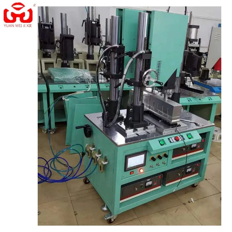 Double head ultrasonic LED guide light welding machine