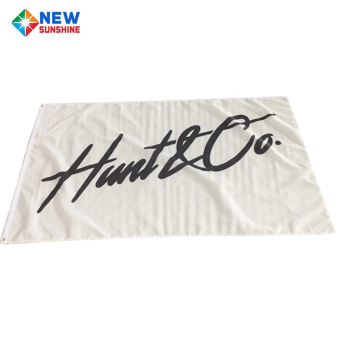 Small Moq Custom Printed 75G Polyester Fabric 3 x 5 Festival Custom Flag