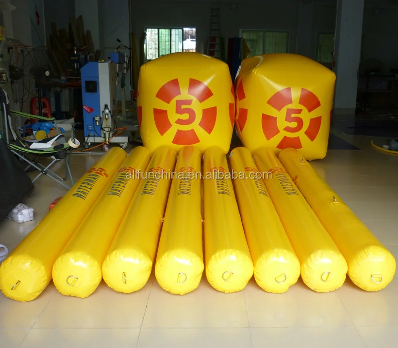 
 Надувная плавающая трубка куб буйы надувной маркер буйы Пользовательский логотип печать цветной Размер  