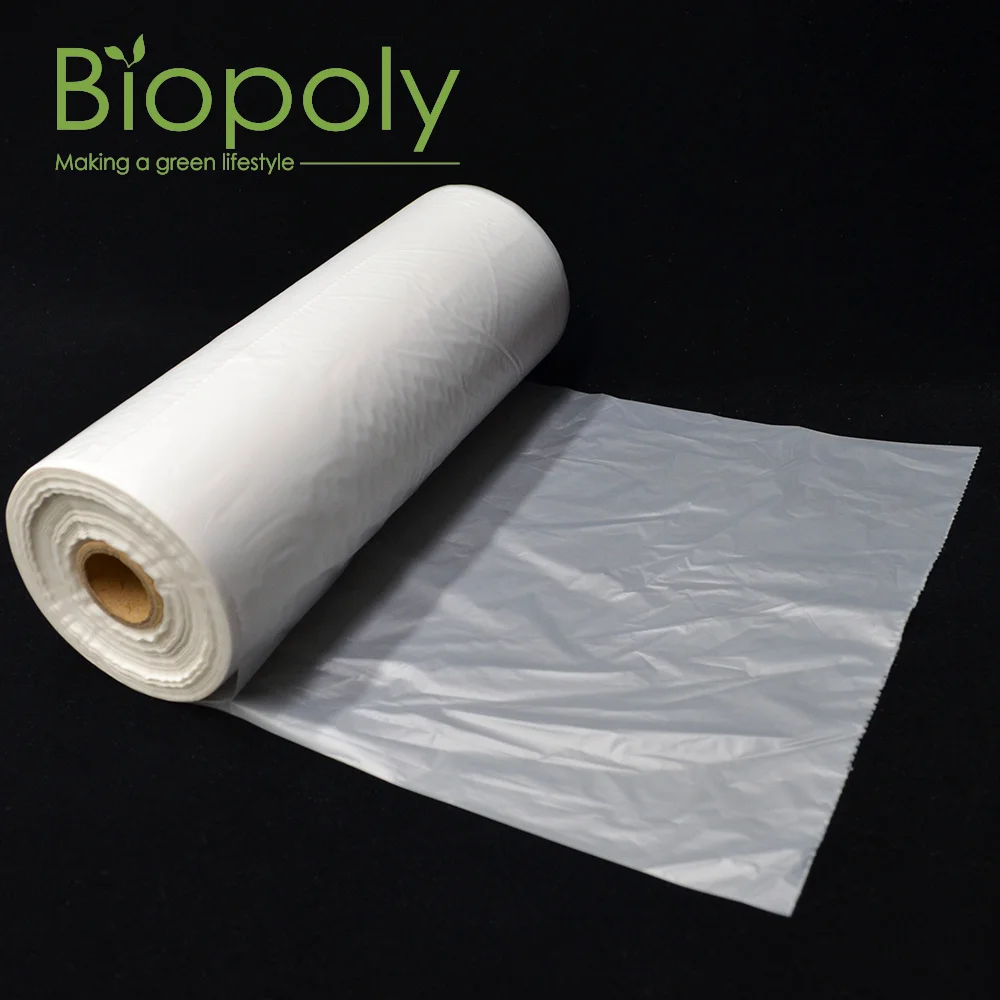 Custom Pla Supermarket Compostable Biodegradable Fruit and Vegetable Produce Bag on Roll Food Fruit Packaging Customized Color