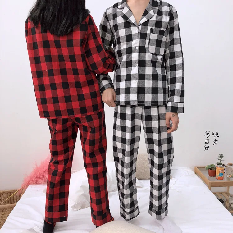 Wholesale Buffalo Plaid Adult Christmas Pajamas