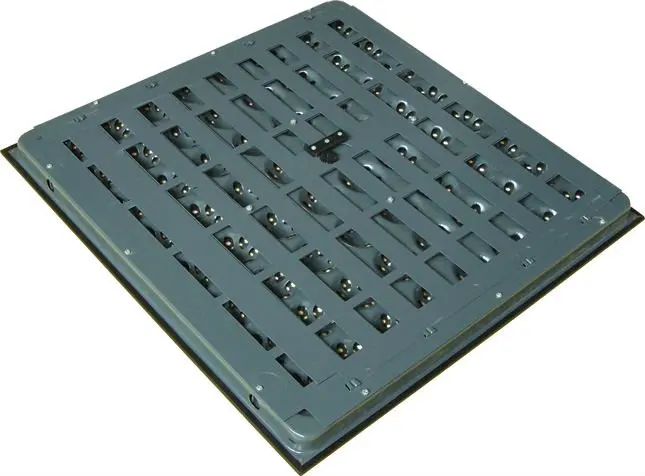air-flow steel perforated floor with different ventilation